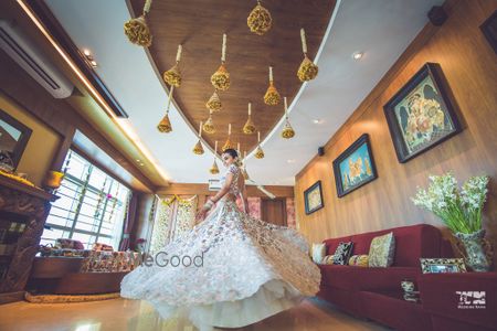 White Bridal Lehenga Photo