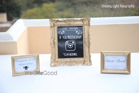 Photo of Frame with Instagram Hashtag