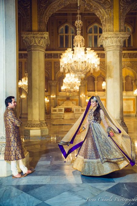 Photo of regal couple portraits