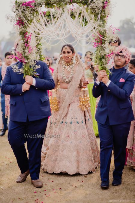 Photo of Beautiful bridal entry