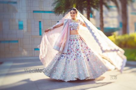 White Bridal Lehenga Photo