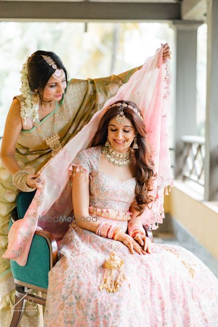 Photo of Pretty mother-daughter portrait