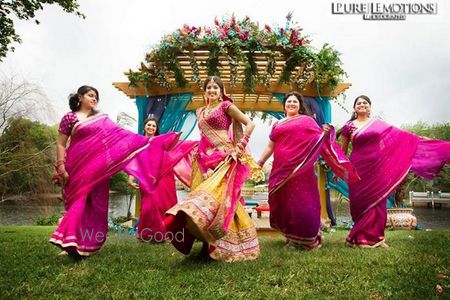 Photo of bridesmaid saree