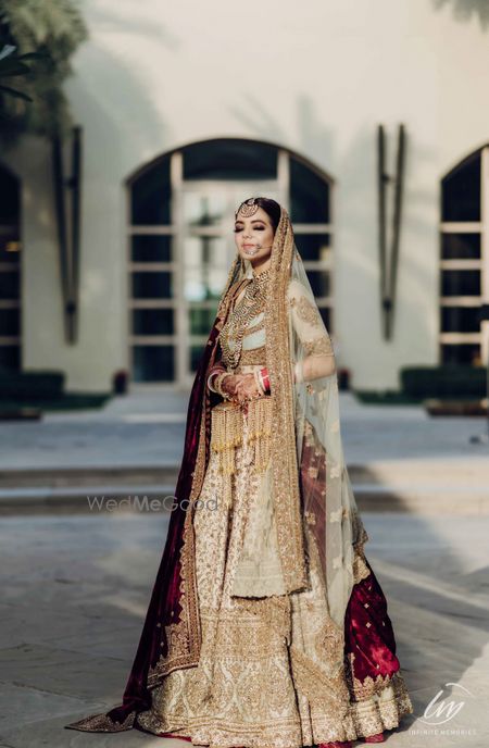 Photo of Pastel bridal lehenga