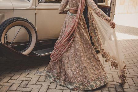 Photo of Pastel Engagement lehenga by Sabyasachi