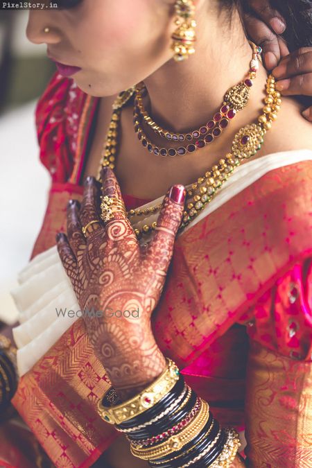 Photo of gold temple jewellery