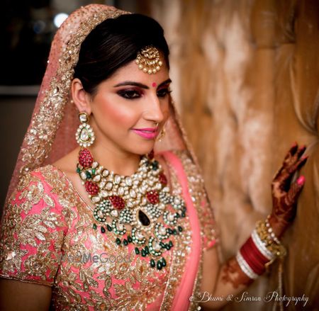 Photo of Bride with smokey eyes