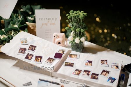 Photo of A fun idea for guests as a polaroid guest book that they will love