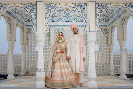 Photo of Couple on wedding day