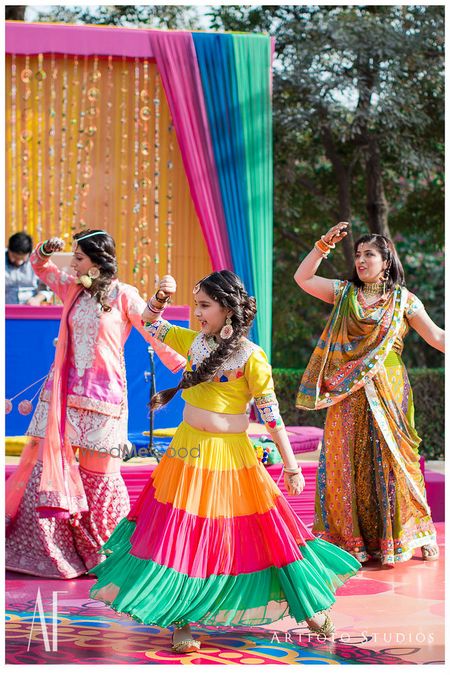 Photo of Dance performance on mehendi