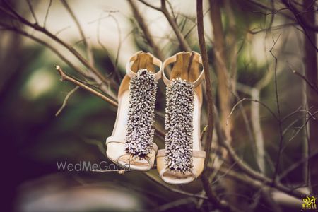 Photo of Gorgeous gold bridal heels