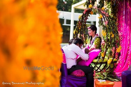 Photo of bridal jhoola for mehendi