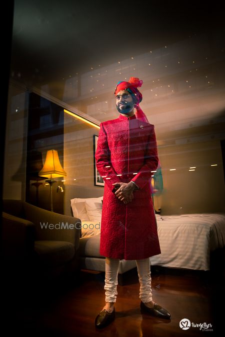 Photo of Unique groom outfit