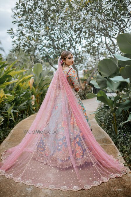 Photo of  bridal lehenga portrait