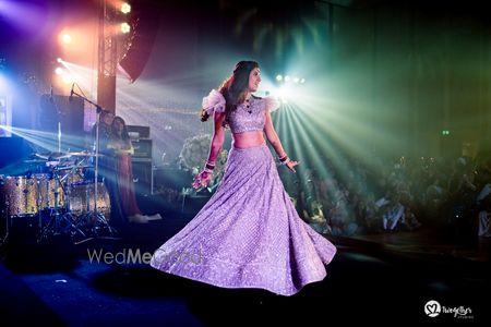 Photo of twirling lehenga shot