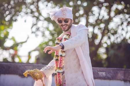 Peach Groom Wedding Dresses Photo