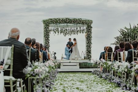 Photo of Christian wedding decor stage idea