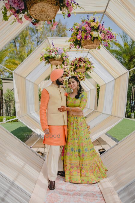 Photo of Unique tent decor for mehendi