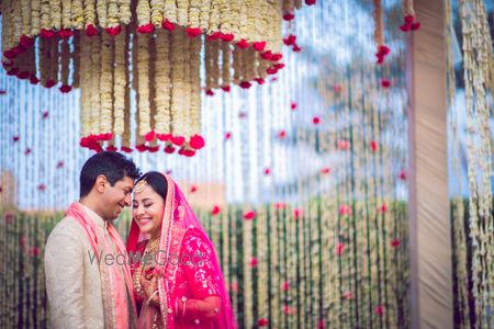 Photo of Couple caught in a candid moment.