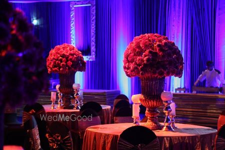 Photo of large centerpieces