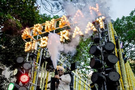 Photo of Crazy baraat with LED hoardings and DJ on a truck