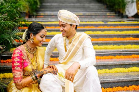 Photo of Couple caught in a candid moment.