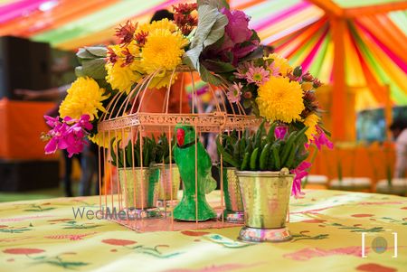 Photo of Birdcage Table Centerpiece