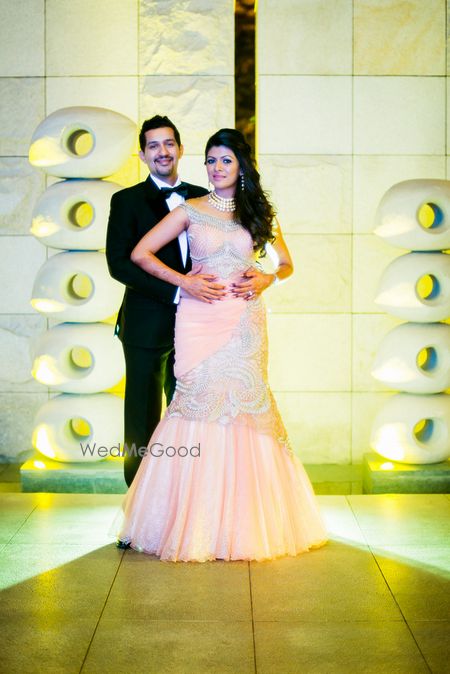 Photo of peach gown