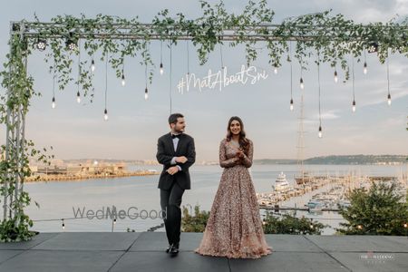 Photo of bride and groom first dance