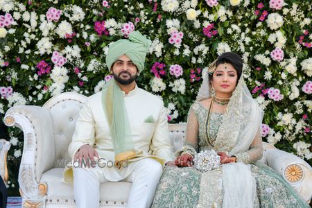 Photo of Couple portrait on their nikaah