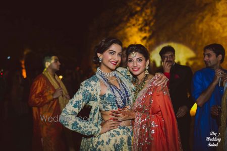 Photo of Sonam kapoor attending a wedding