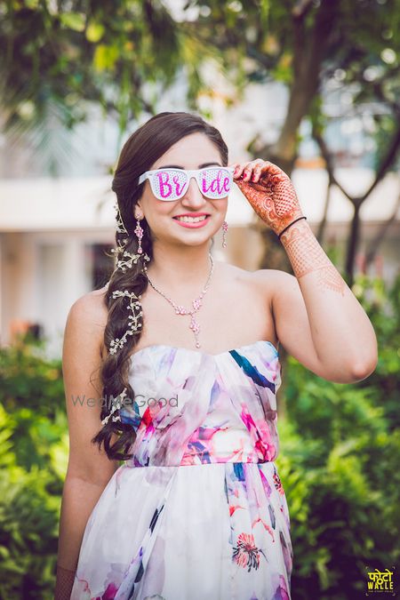 Photo of Bride accessories sunglasses