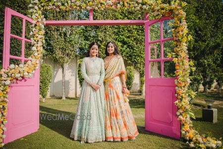 Turquoise Outfits Photo pale blue lehenga