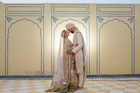 Photo of A beautiful couple portrait.