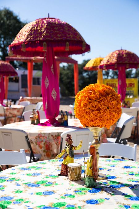 Photo of funky table settings