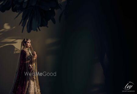 Photo of Pretty bridal lehenga shot