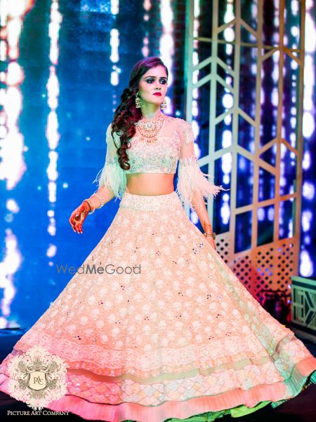 Photo of Manish malhotra fringed engagement lehenga