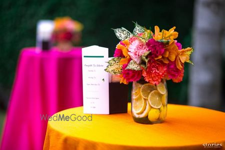 Photo of table centerpiece