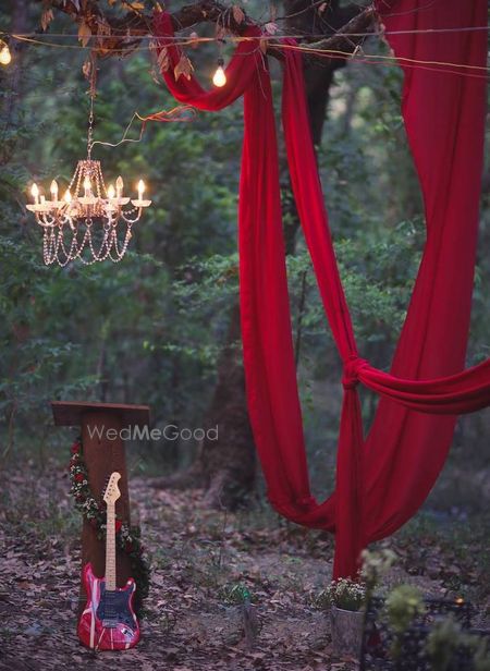 Photo of Unique forest setting Indian wedding