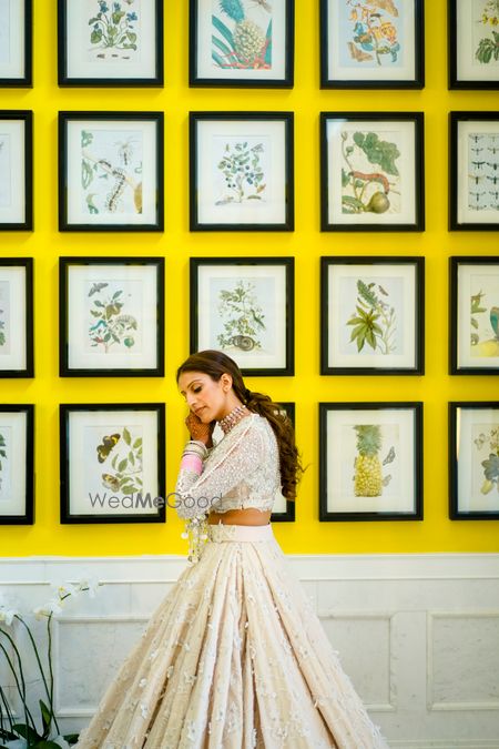 Photo of Bride getting ready for the wedding