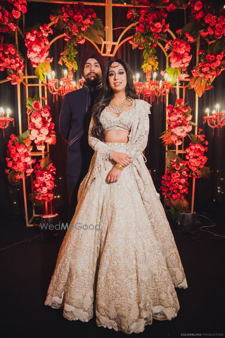 Photo of Bride & groom on Sangeet