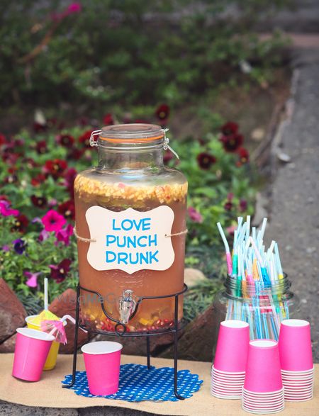 Photo of DIY Drink station with punch