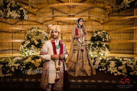 Photo of A regally stunning couple portrait.