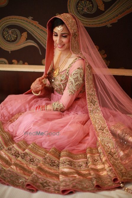 Photo of baby pink anarkali