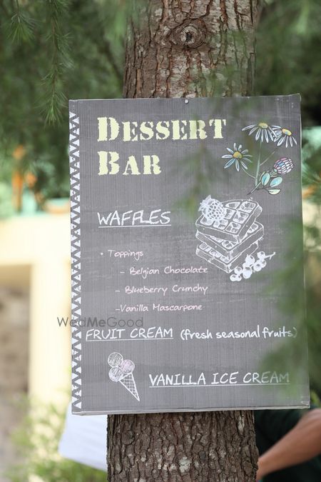 Photo of Wedding food ideas waffle bar