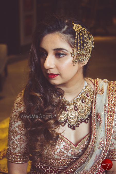 Photo of Bridal necklace and matching jhoomer