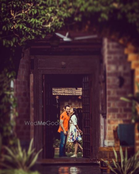 Photo of romantic pre-wedding shoot