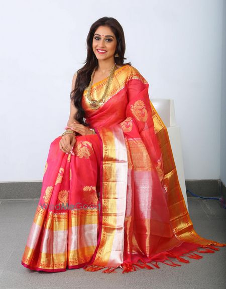 Photo of red kanjivaram saree