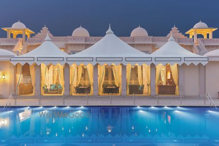 Photo of Poolside Moroccan Themed Decor