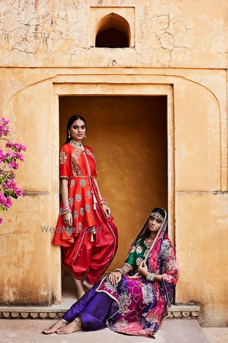 Photo of Dhoti Pants and Kurta for Mehendi